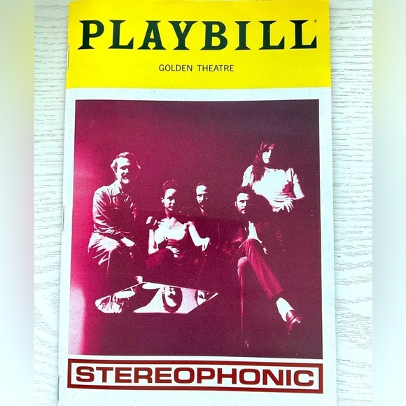 Stereophonic Musical Broadway Playbill Golden Theatre July 2024 NEW - Picture 1 of 3